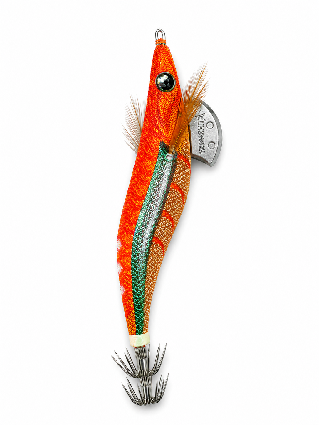 Yamashita EGI-OH LIVE Squid Jig – Size 3.5 Orange