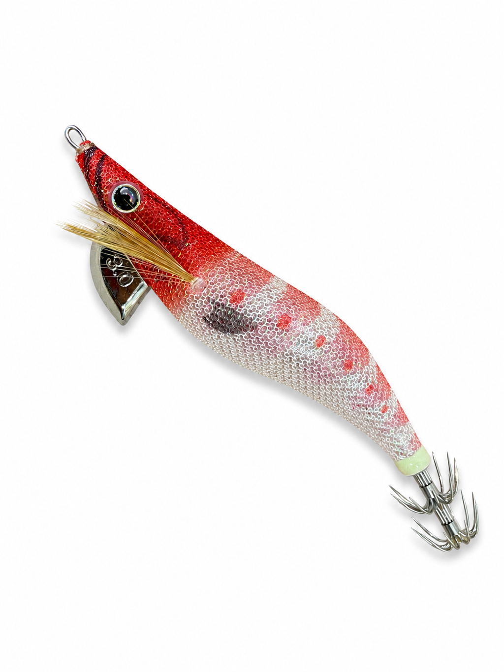 Yamashita Squid Jig EGI OH F – Size 3.0 Red Head