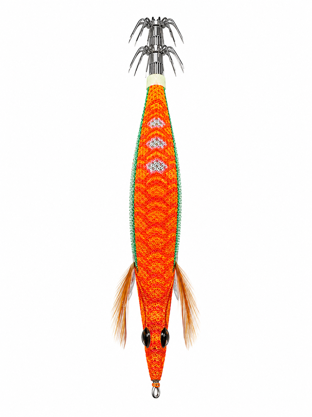 Yamashita EGI-OH LIVE Squid Jig – Size 3.5 Orange