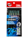 Sabiki rig - 6 hooks (30Ib) Blue