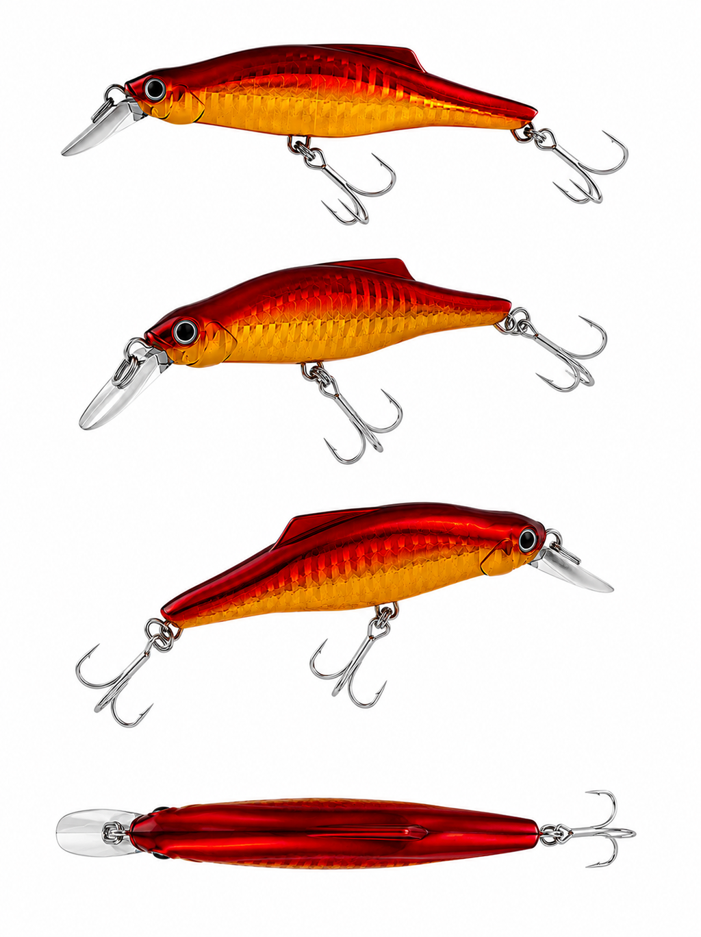 Phantom 90S | Premium Sinking Hard Bait – 35g - Red