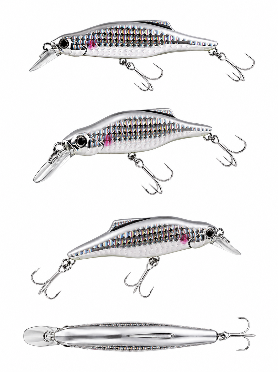 Phantom 90S | Premium Sinking Hard Bait – 35g - Silver