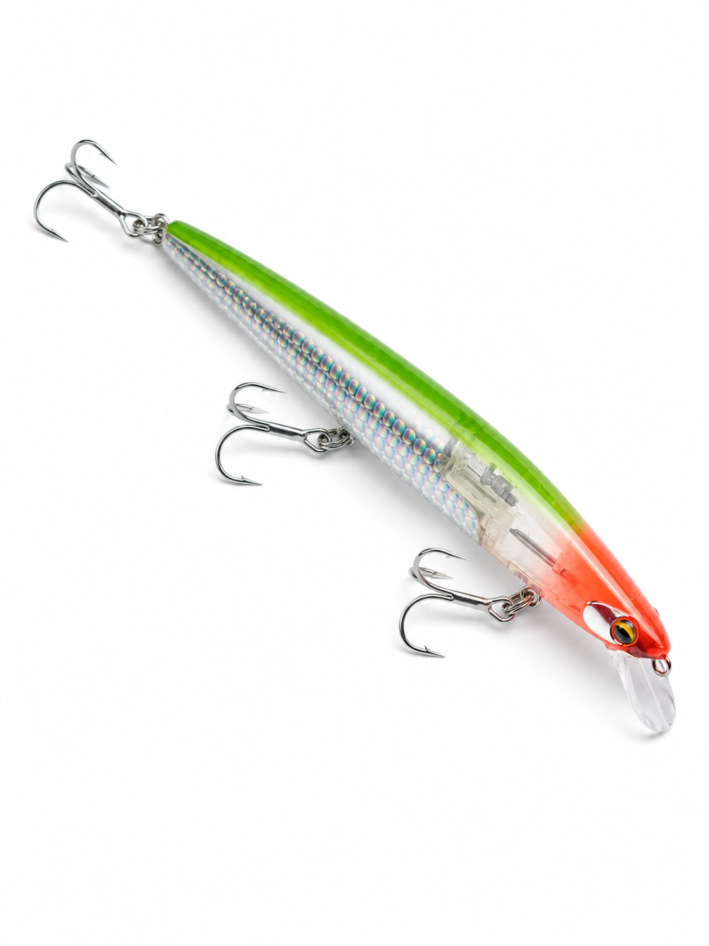 Long Cast 145F 27g – Green with Red Head