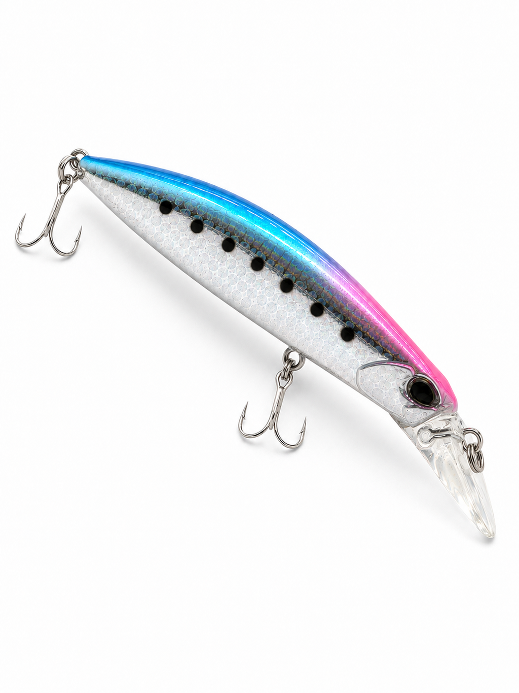 Flash Minnow 95S 30g - Silver with Blue and Pink