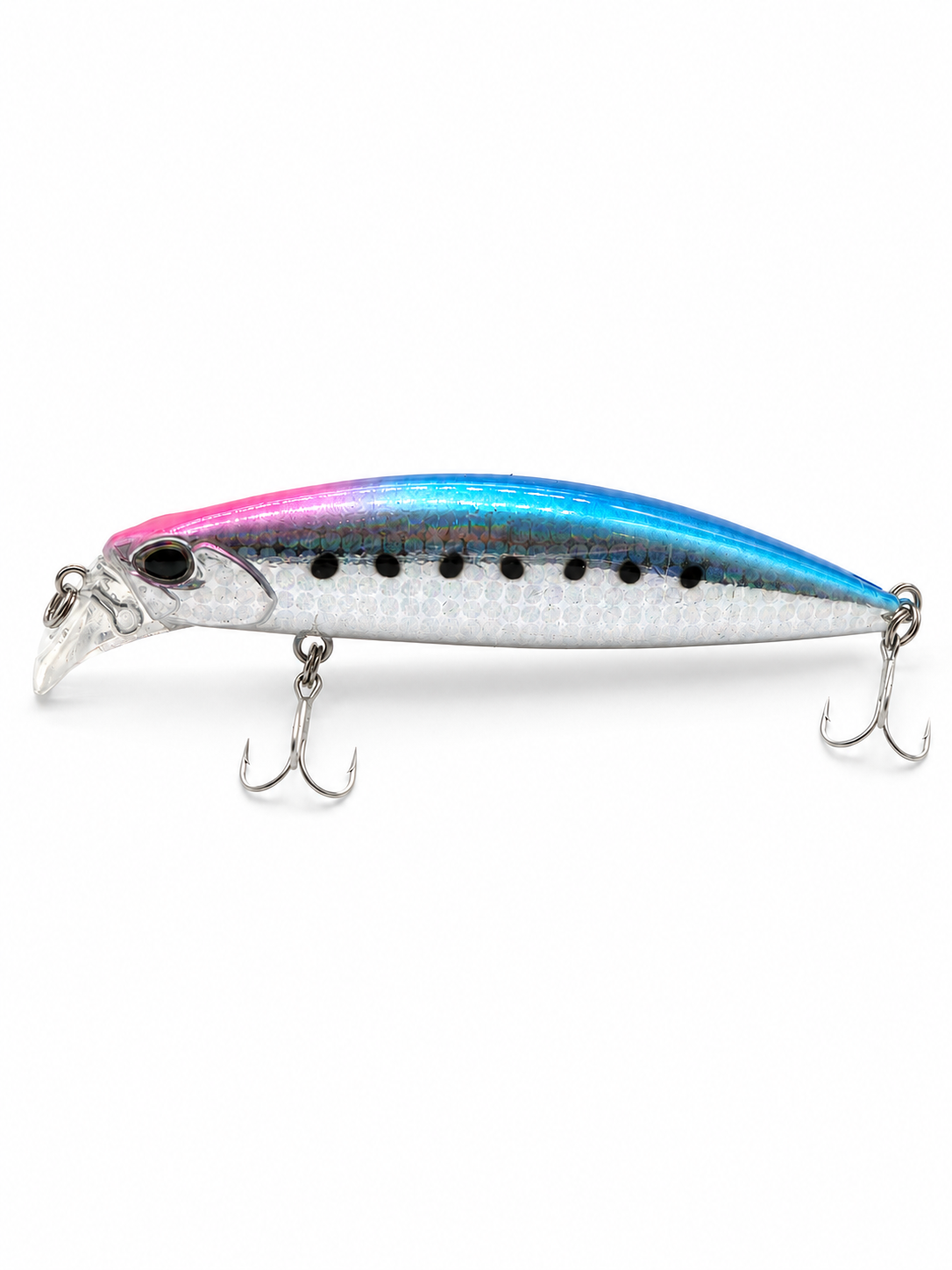 Flash Minnow 95S 30g - Silver with Blue and Pink