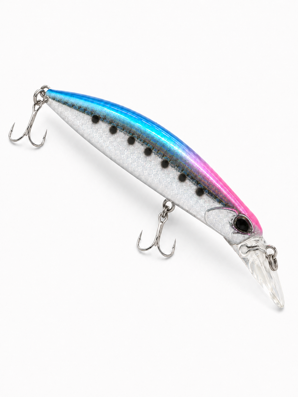 Flash Minnow 95S 30g - Silver with Blue and Pink