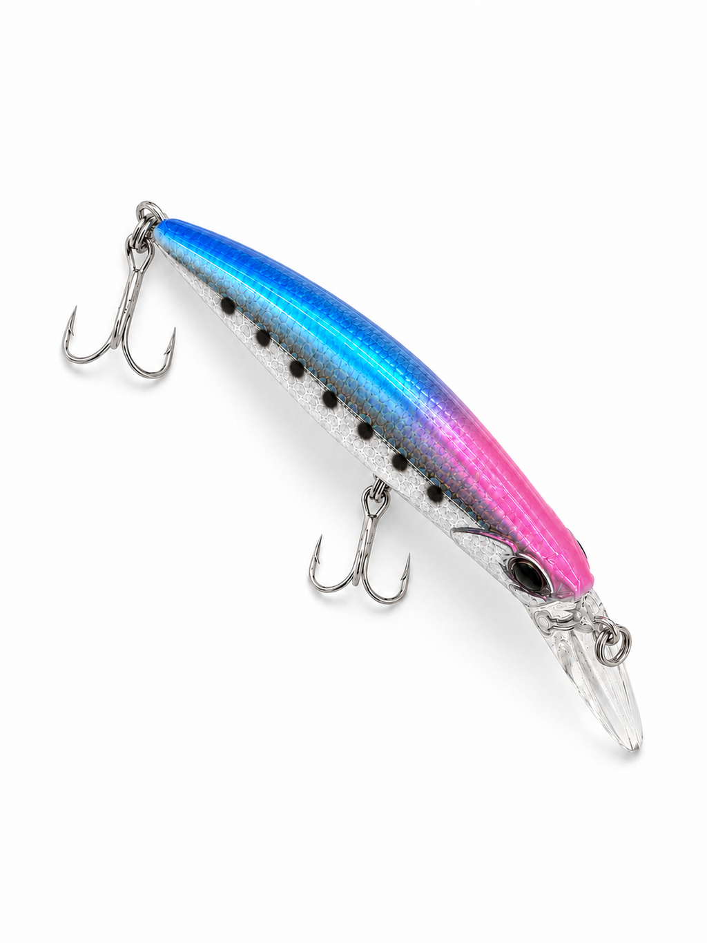 Flash Minnow 95S 30g - Silver with Blue and Pink