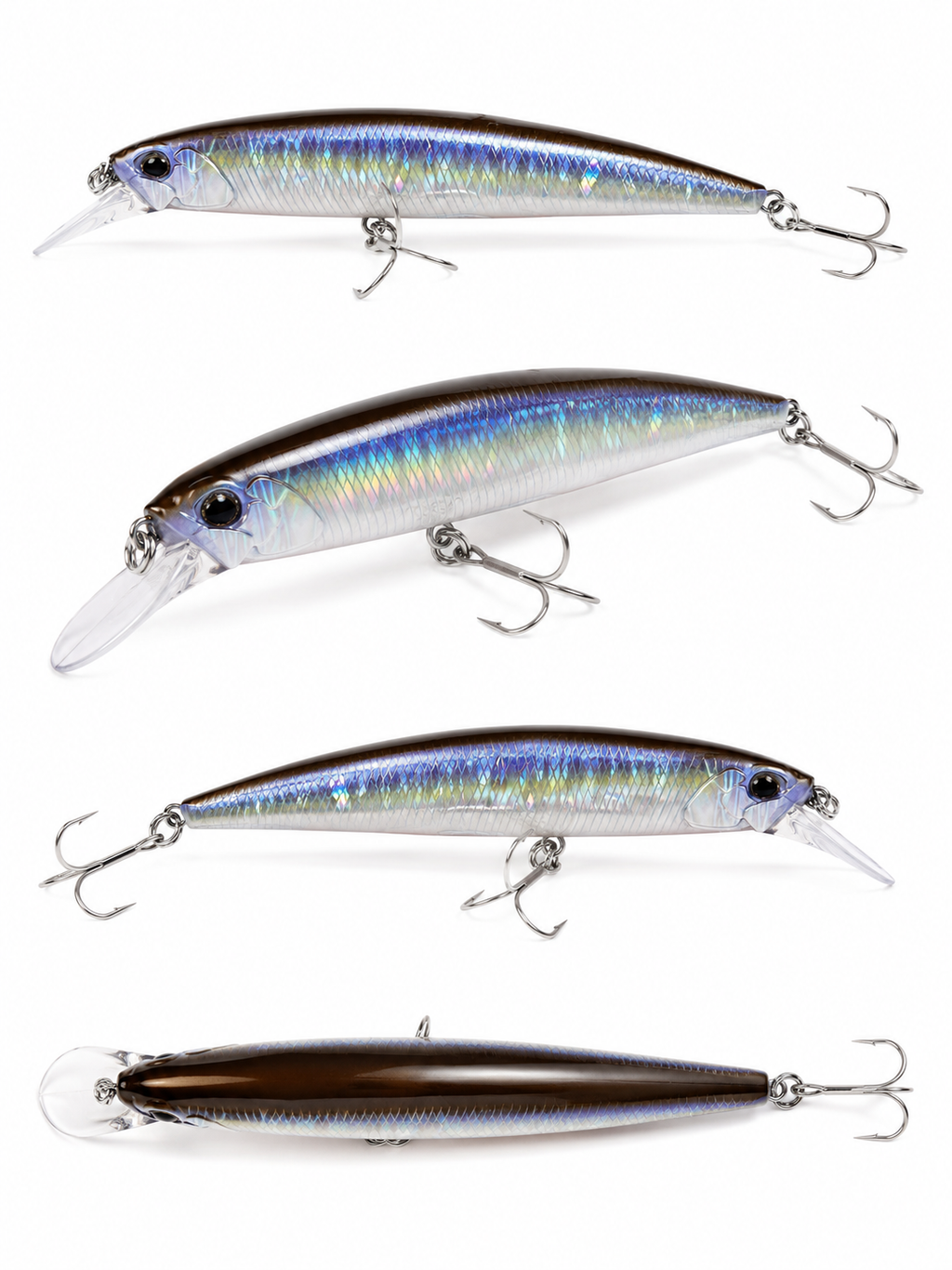 The Sinking Minnow 27g 110mm - Light Blue Shiny