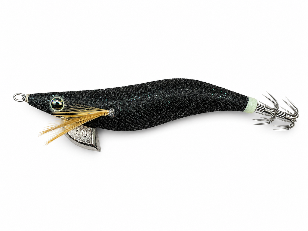Yamashita Squid Jig EGI OH F – Size 3.0 Black